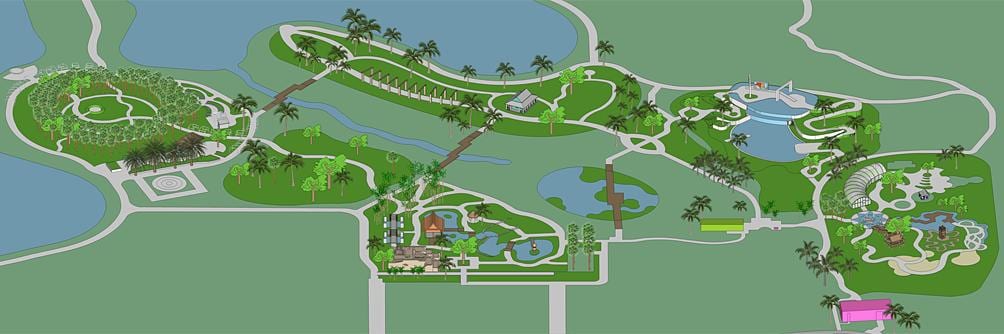 Harta napoli grădina botanică