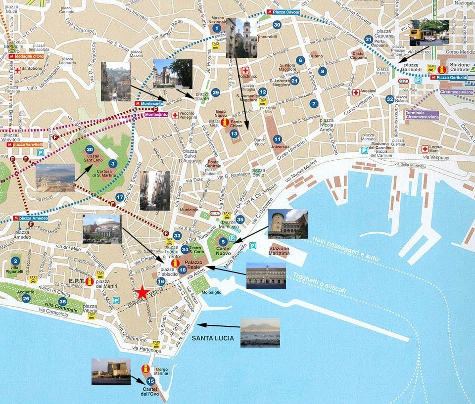 Harta napoli port